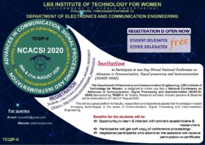 Read more about the article NCACSI-2020: The National Conference by Dept. of ECE, LBSITW