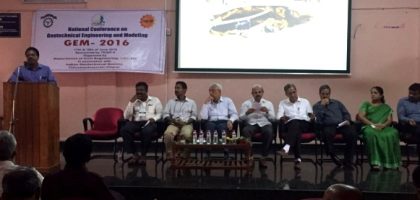 National Conference on “Geotechnical Engineering and Modelling-GEM 2016”